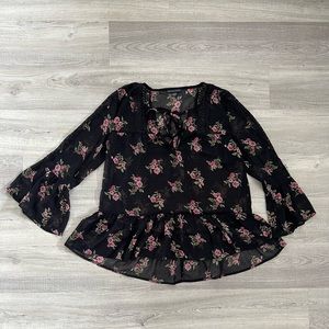 American Eagle Floral Blouse